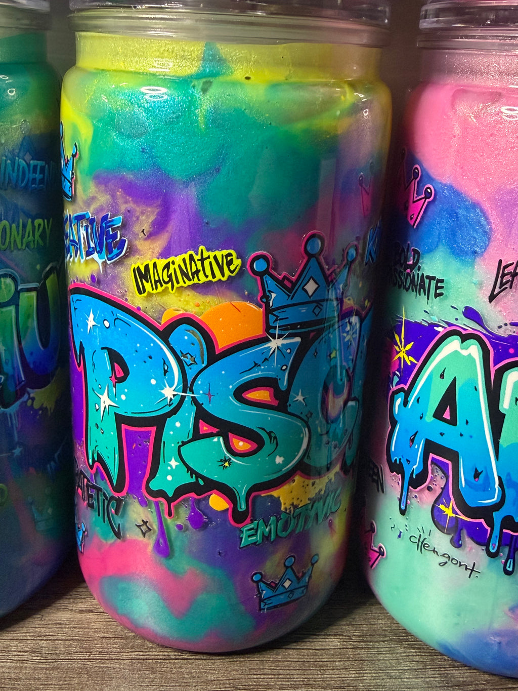PISCES paint cup - 16oz Libby Can Style