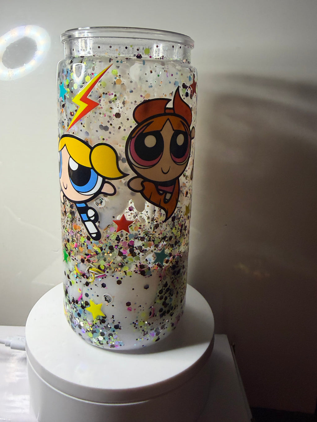 POWER PUFF GIRLS DUEL LAVA WITH DECO LID - 20OZ LIBBY CAN STYLE
