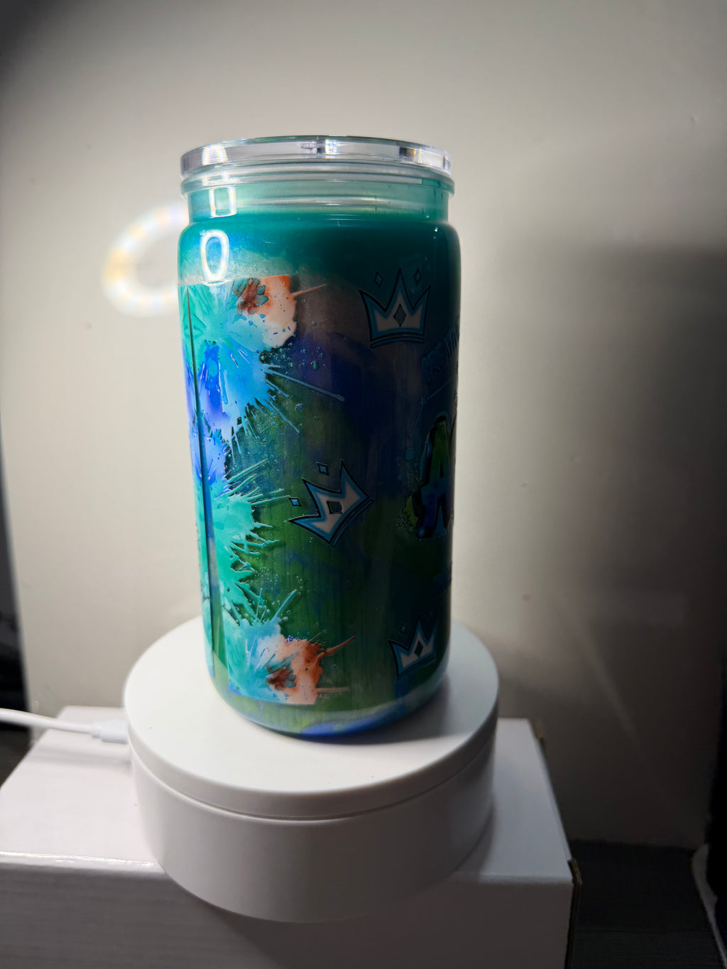 AQUARIUS paint cup - 16oz Libby Can Style