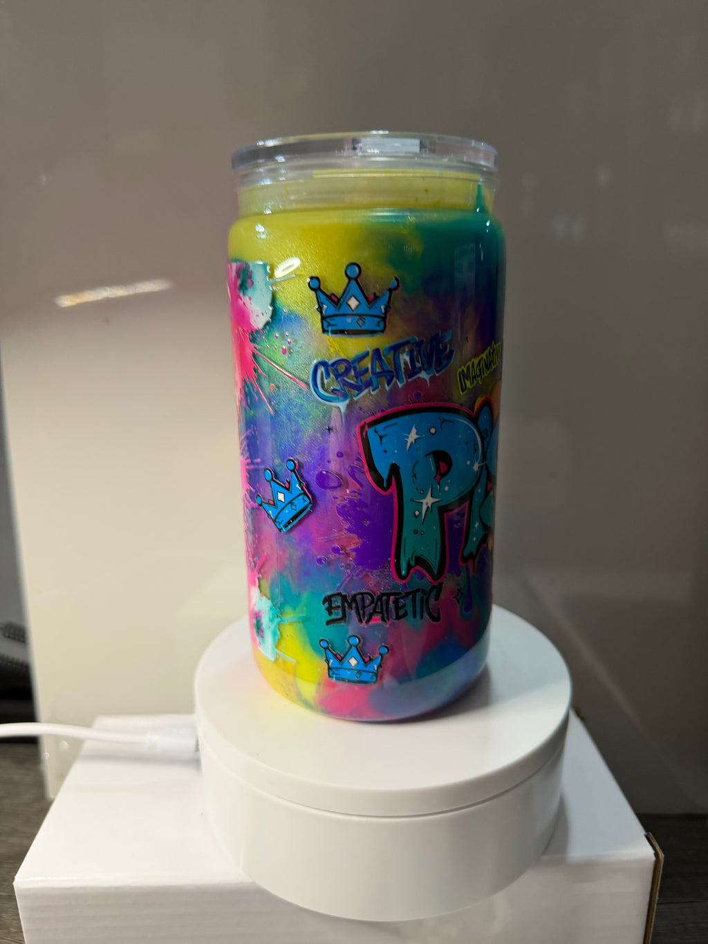 PISCES paint cup - 16oz Libby Can Style