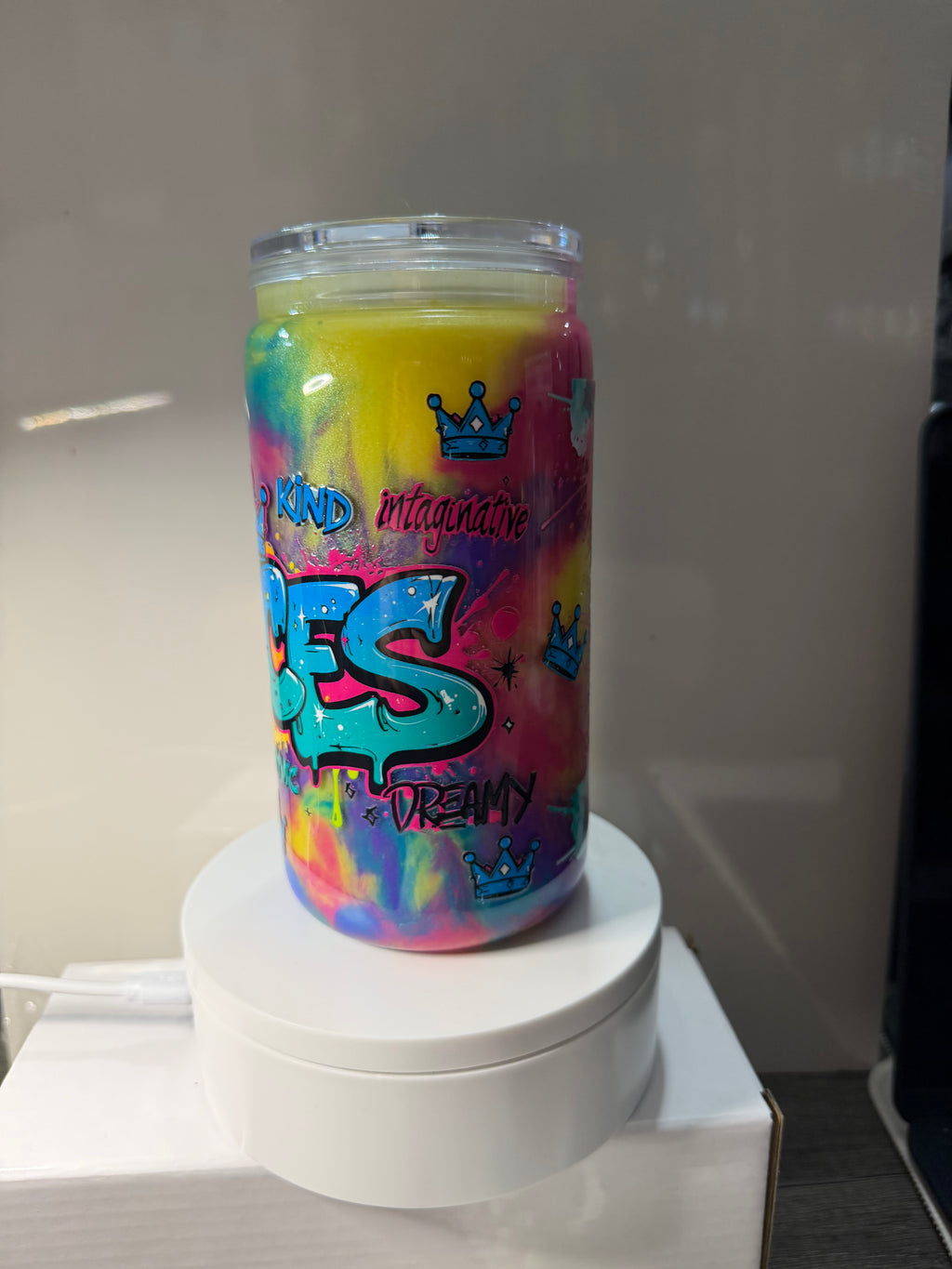 PISCES paint cup - 16oz Libby Can Style