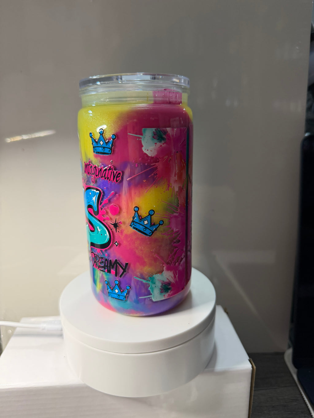 PISCES paint cup - 16oz Libby Can Style