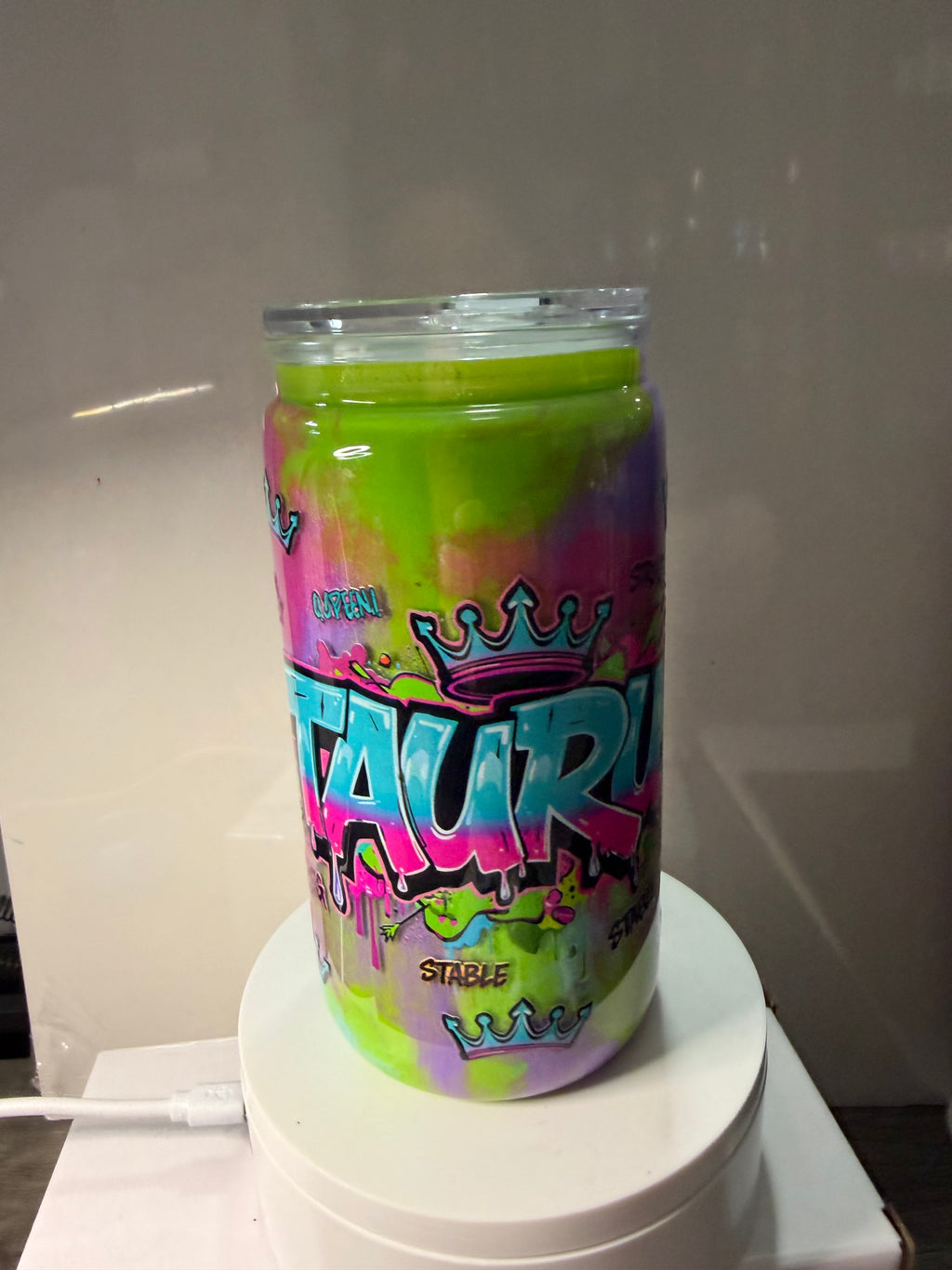 TAURUS paint cup - 16oz Libby Can Style