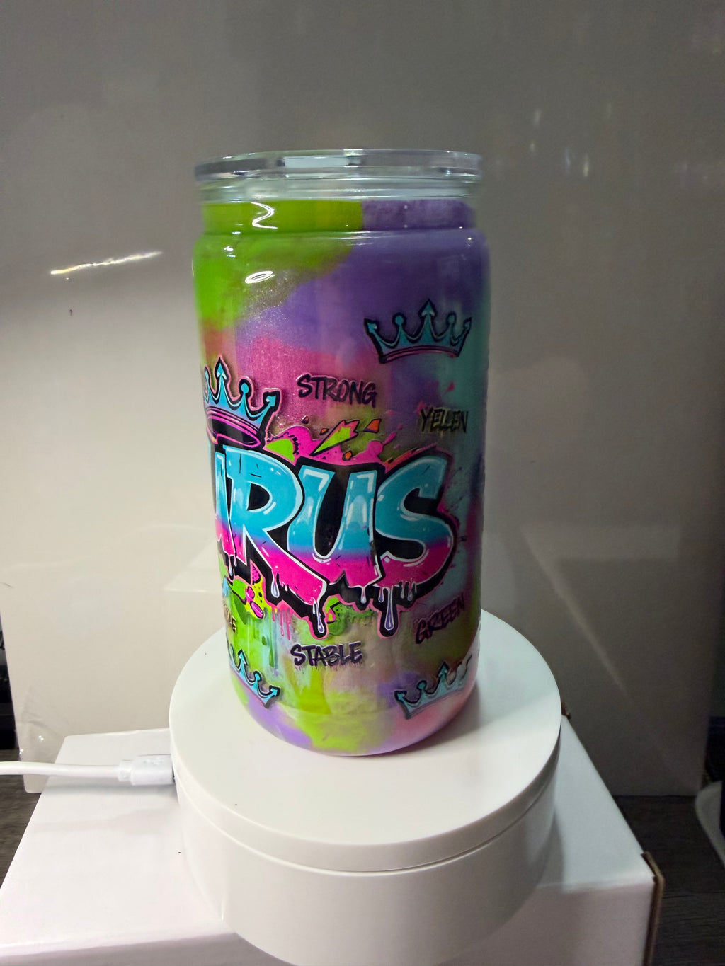 TAURUS paint cup - 16oz Libby Can Style