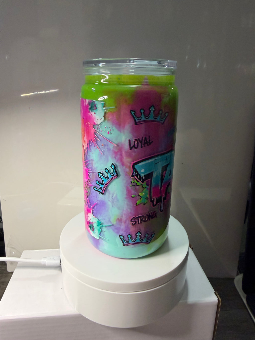 TAURUS paint cup - 16oz Libby Can Style