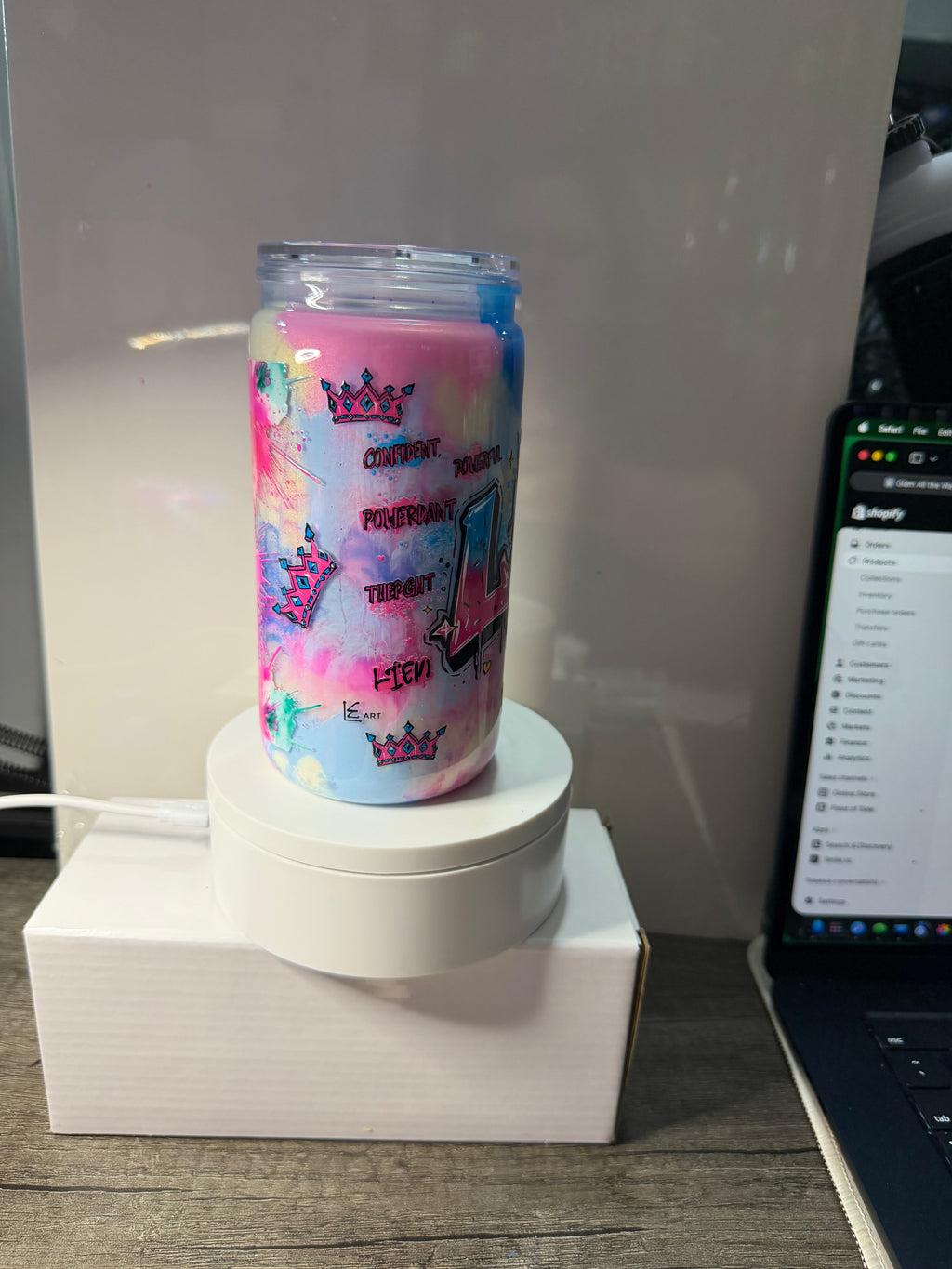 LEO paint cup - 16oz Libby Can Style