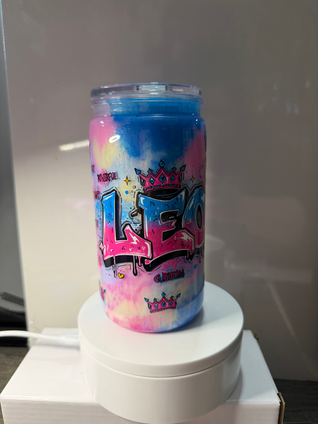 LEO paint cup - 16oz Libby Can Style