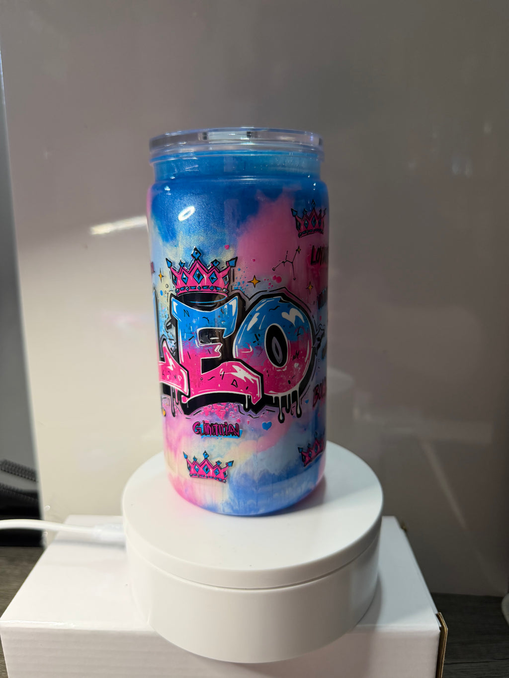 LEO paint cup - 16oz Libby Can Style