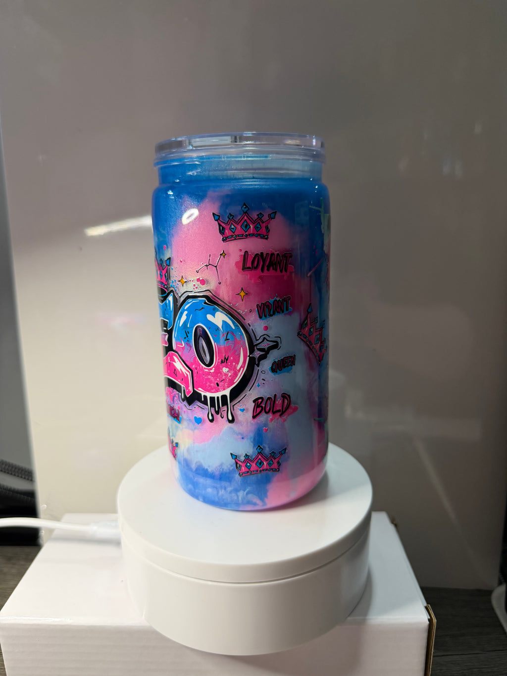 LEO paint cup - 16oz Libby Can Style