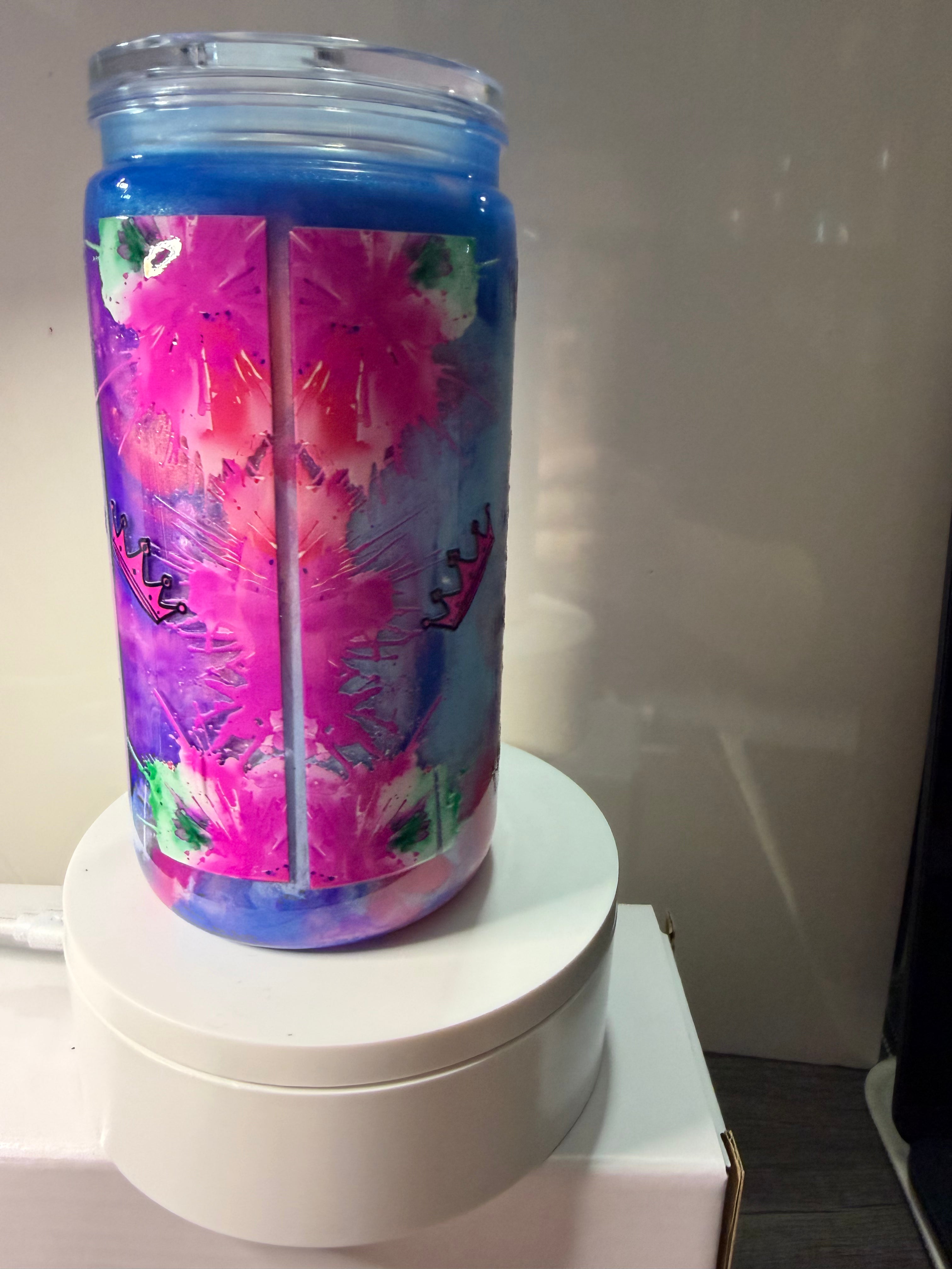 CANCER paint cup - 16oz Libby Can Style