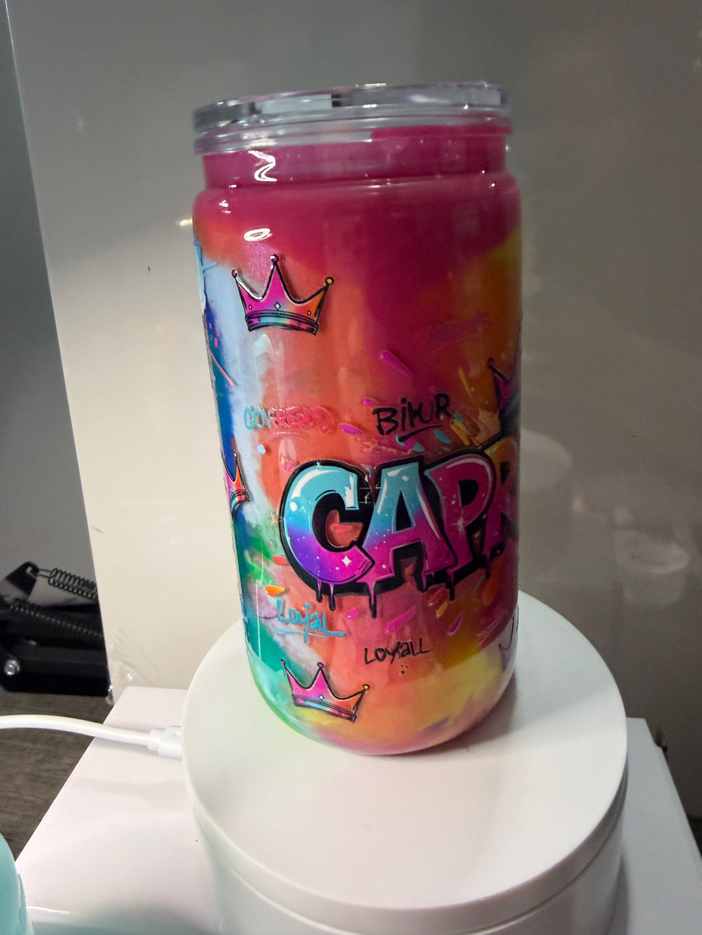 CAPRICORN paint cup - 16oz Libby Can Style
