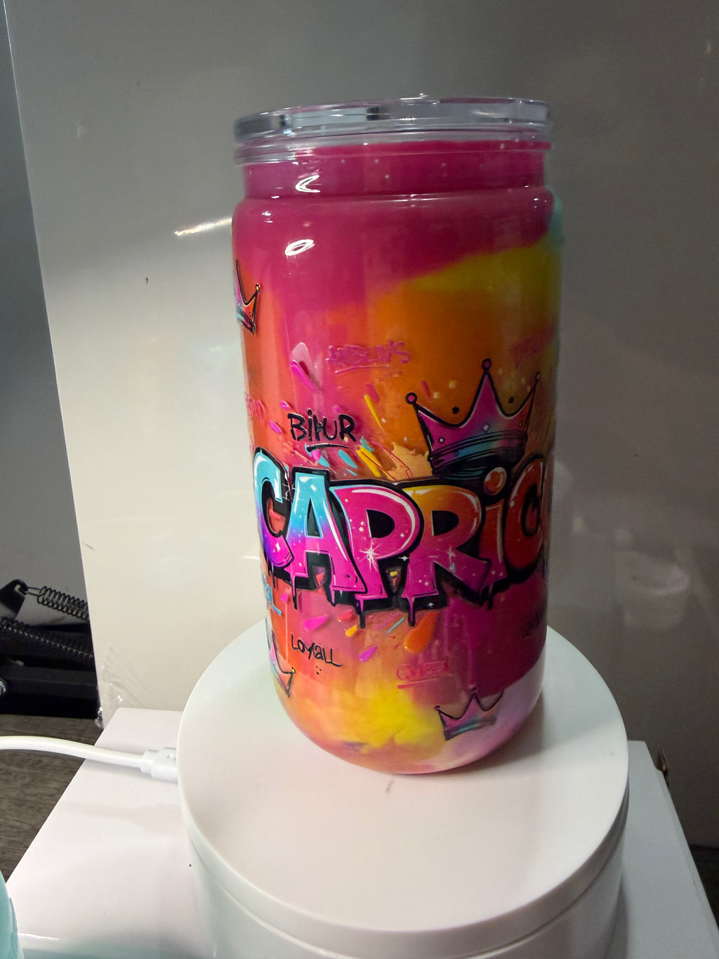 CAPRICORN paint cup - 16oz Libby Can Style
