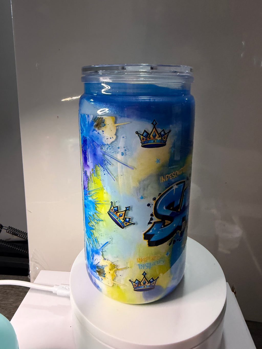 SAGGITARIUS paint cup - 16oz Libby Can Style