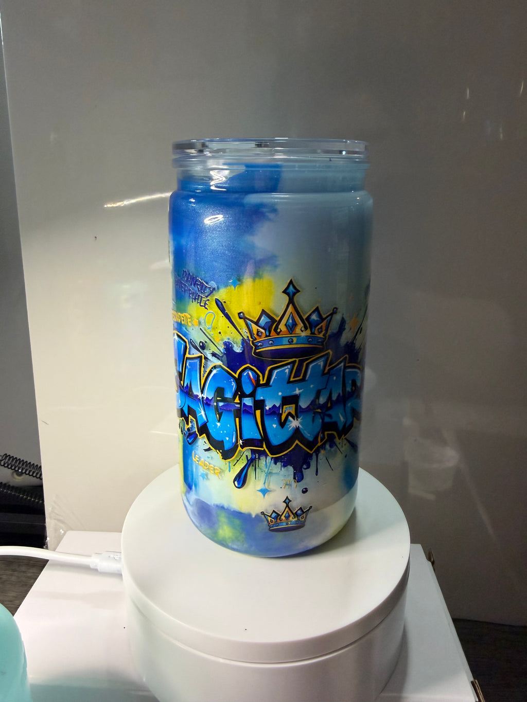 SAGGITARIUS paint cup - 16oz Libby Can Style