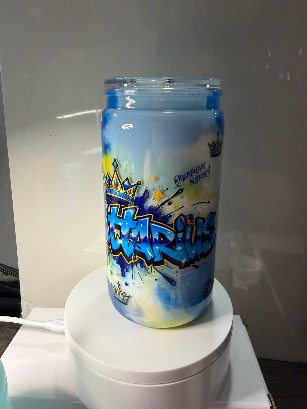 SAGGITARIUS paint cup - 16oz Libby Can Style