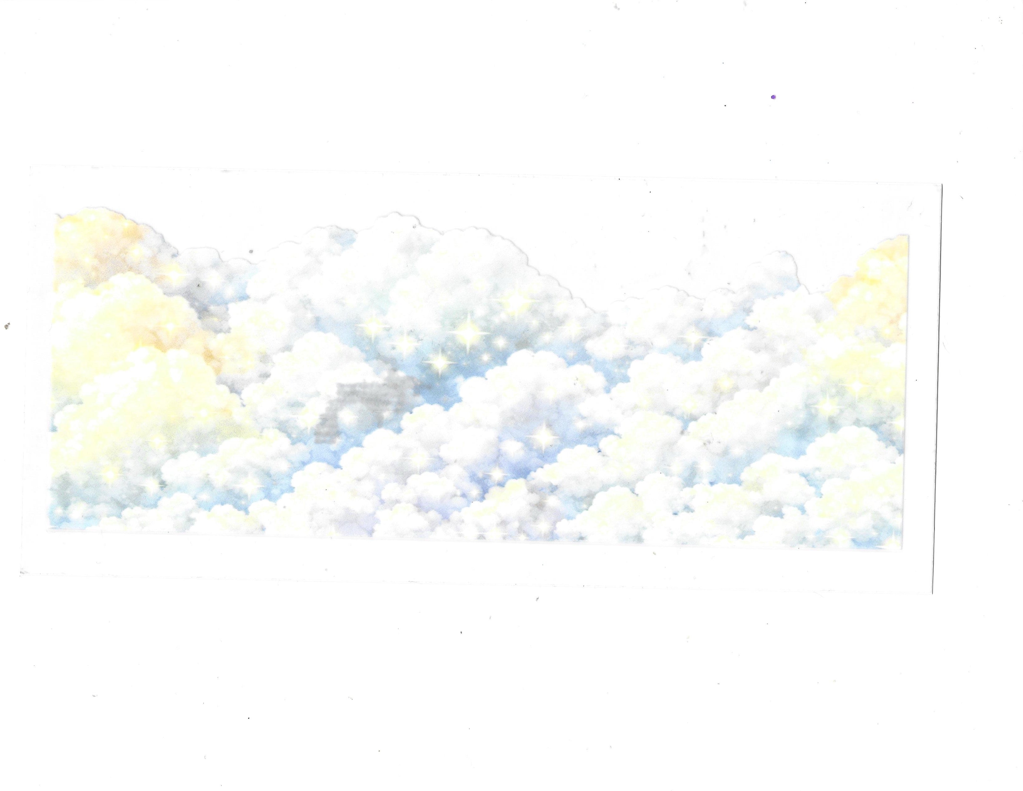 #2486 -MOON/STAR/CLOUD (THIS IS BRIGHTER IN PERSON)