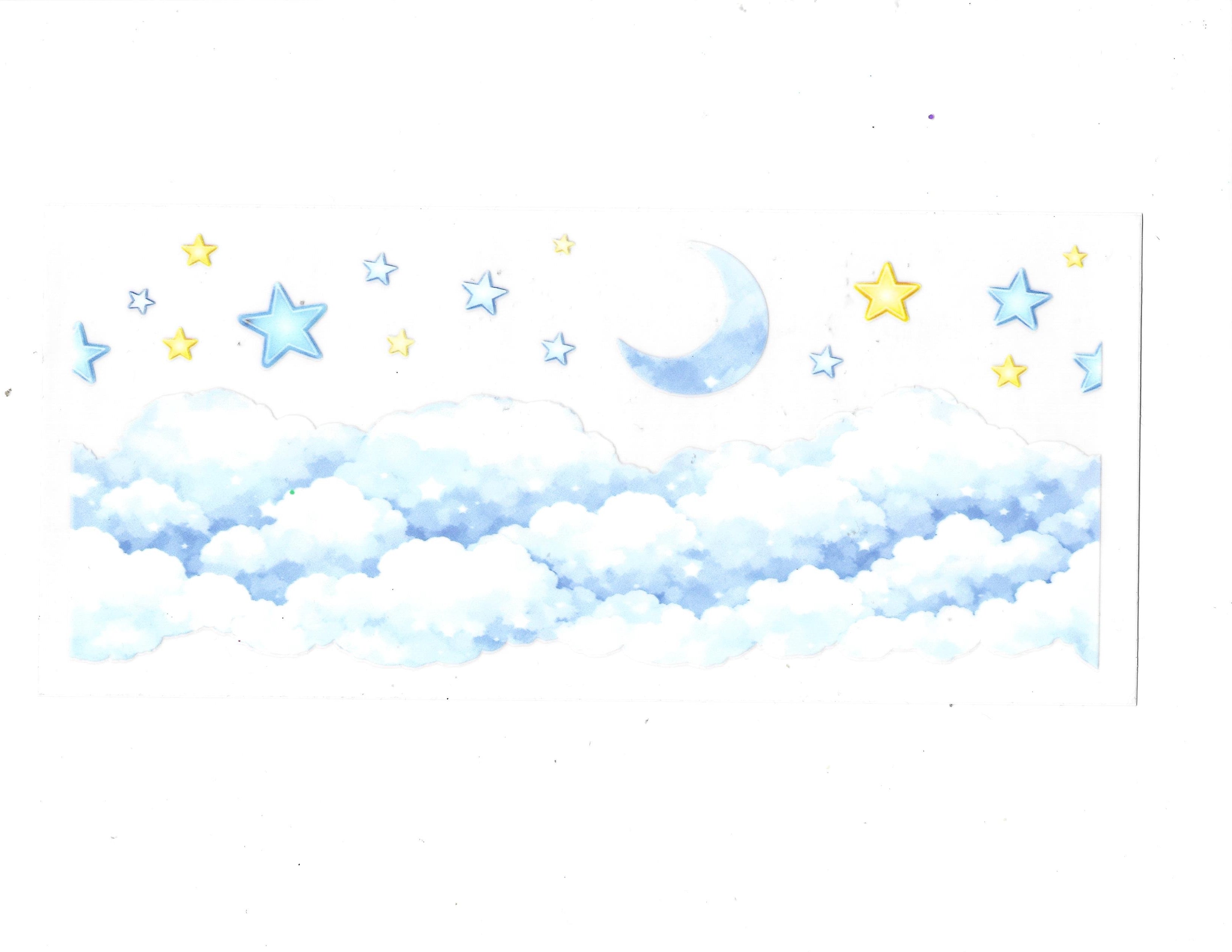 #2487 -MOON/STAR/CLOUD