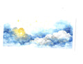 #2490 -MOON/STAR/CLOUD