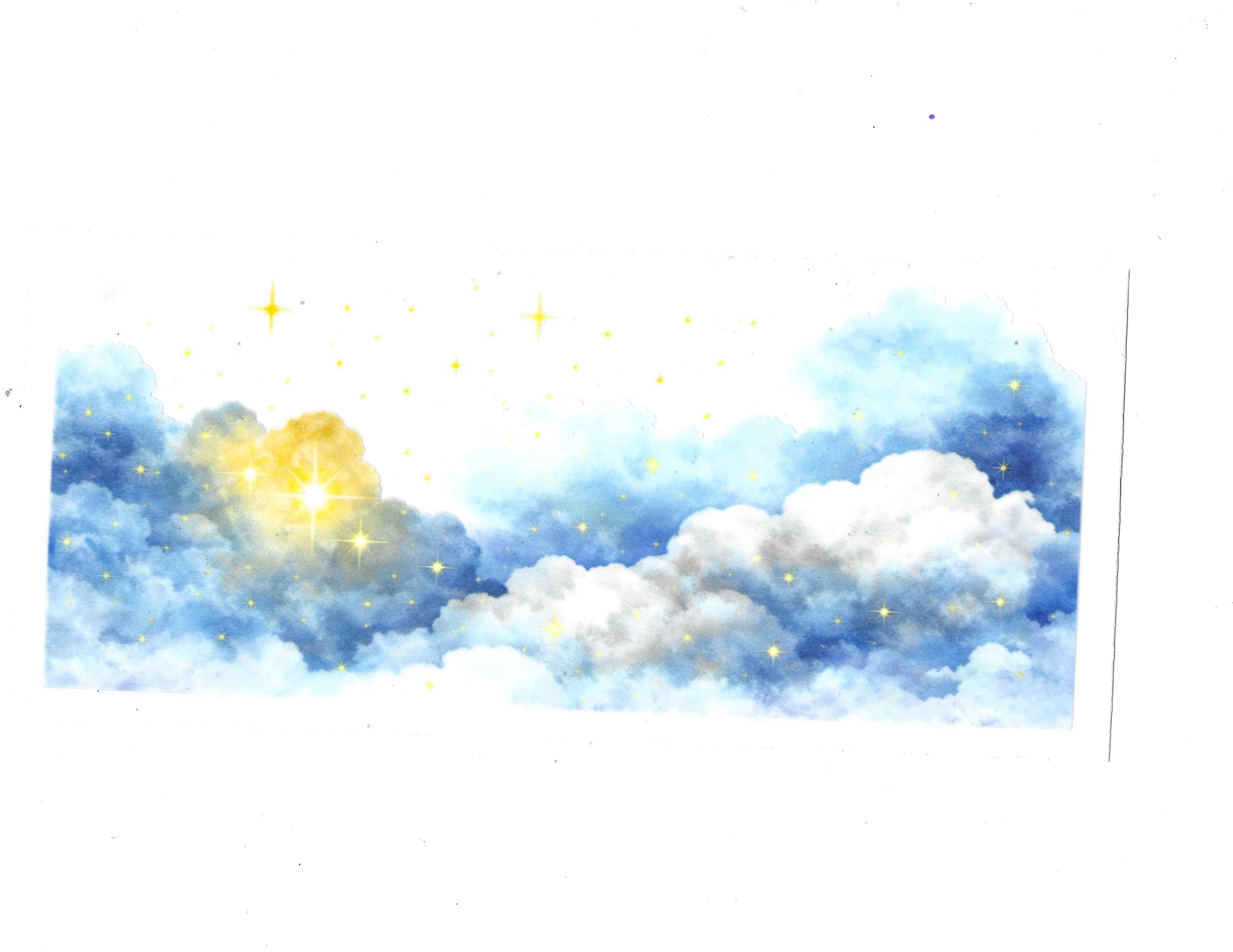 #2490 -MOON/STAR/CLOUD
