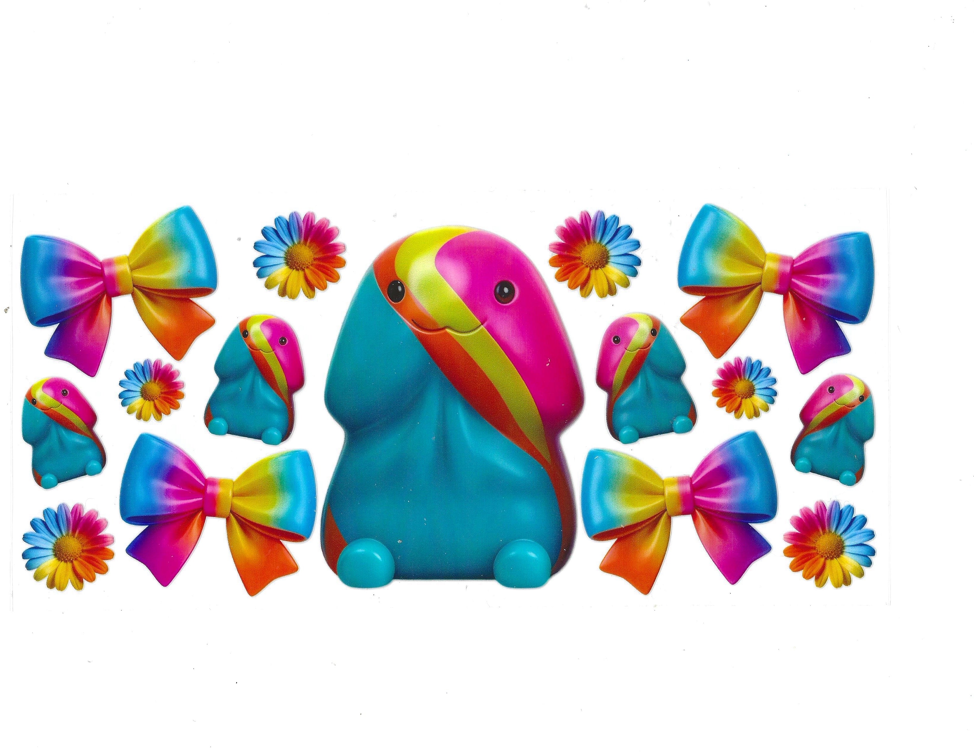 #2509 - ADULT - "RICHARD" - NEON RAINBOW