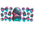 #2500 - ADULT - "RICHARD" - PINK GREY TEAL