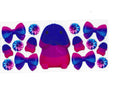 #2501 - ADULT - "RICHARD" - PINK BLUE PURPLE