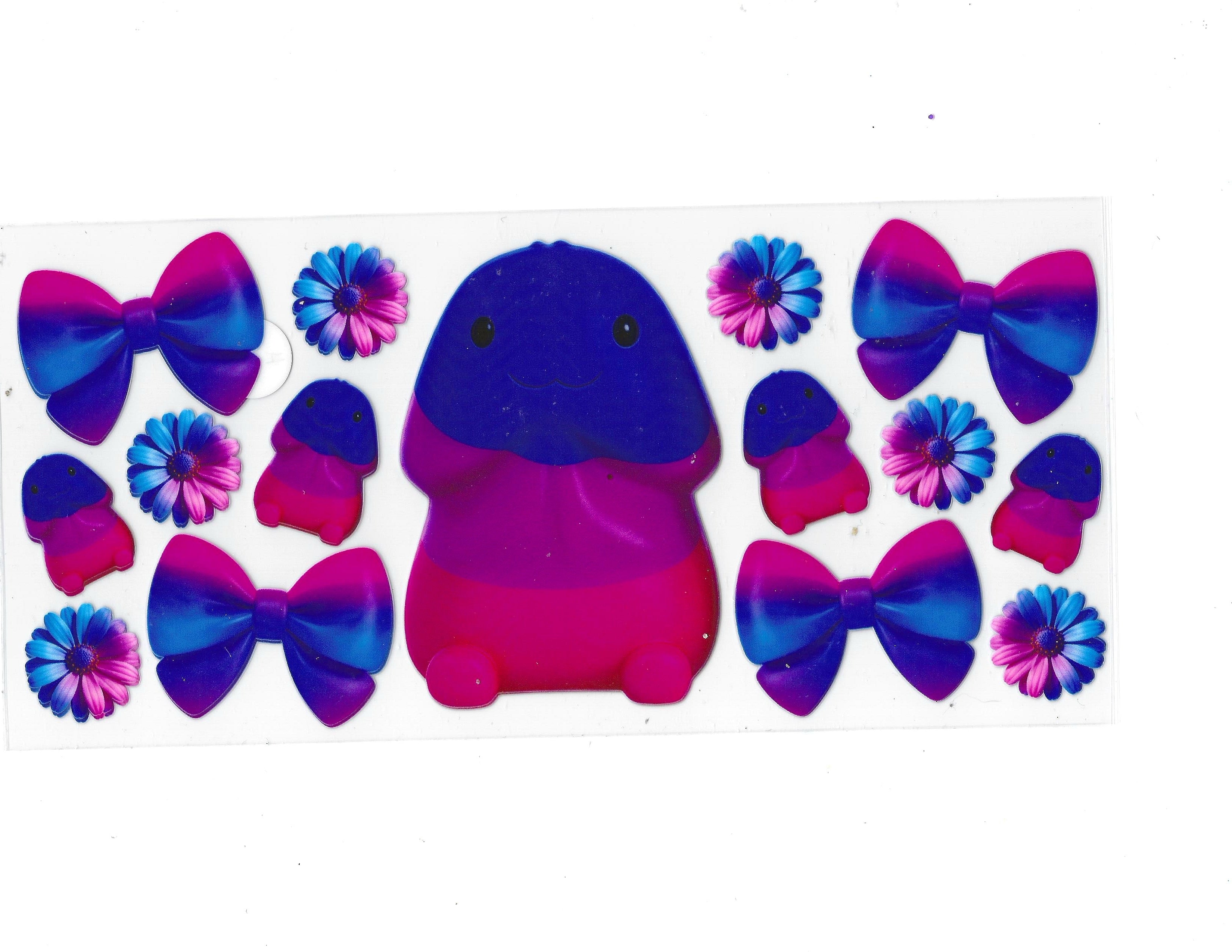 #2501 - ADULT - "RICHARD" - PINK BLUE PURPLE
