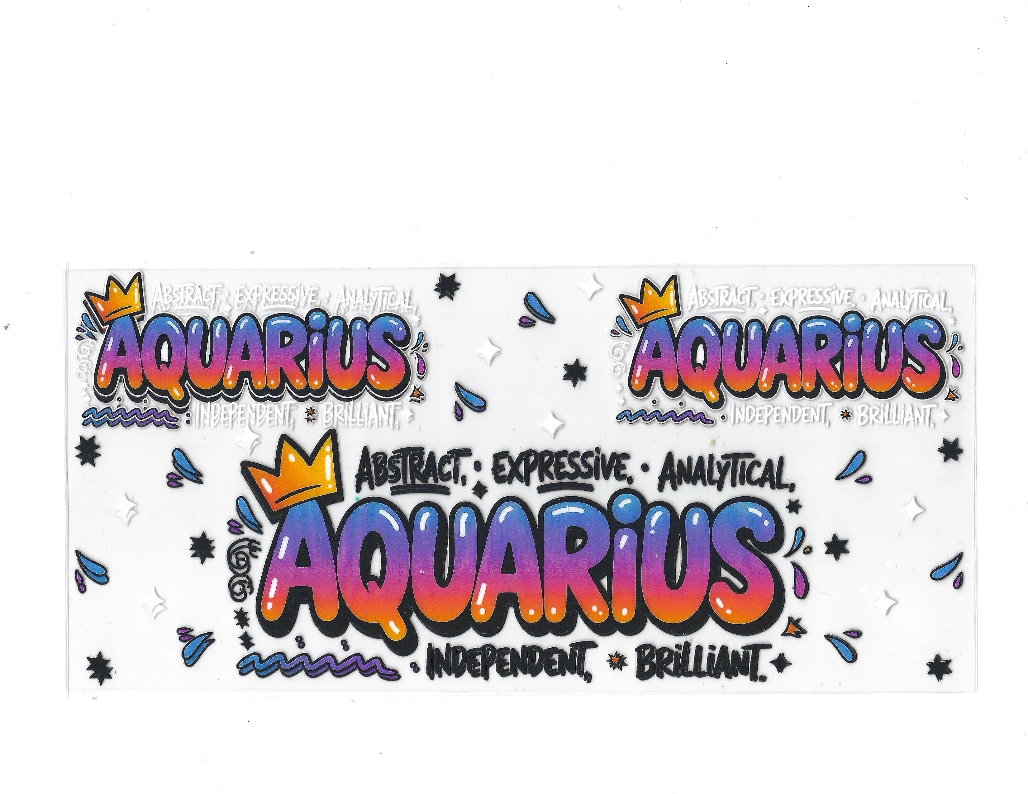 #2511 - ZODIAC - AQUARIUS