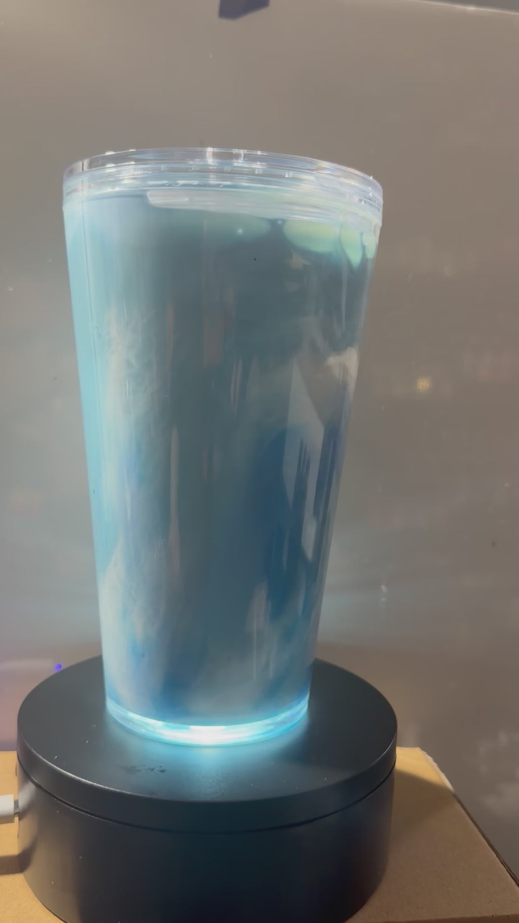 16OZ TAPERED ACRYLIC - BEACH WAVES - PAINT CUP