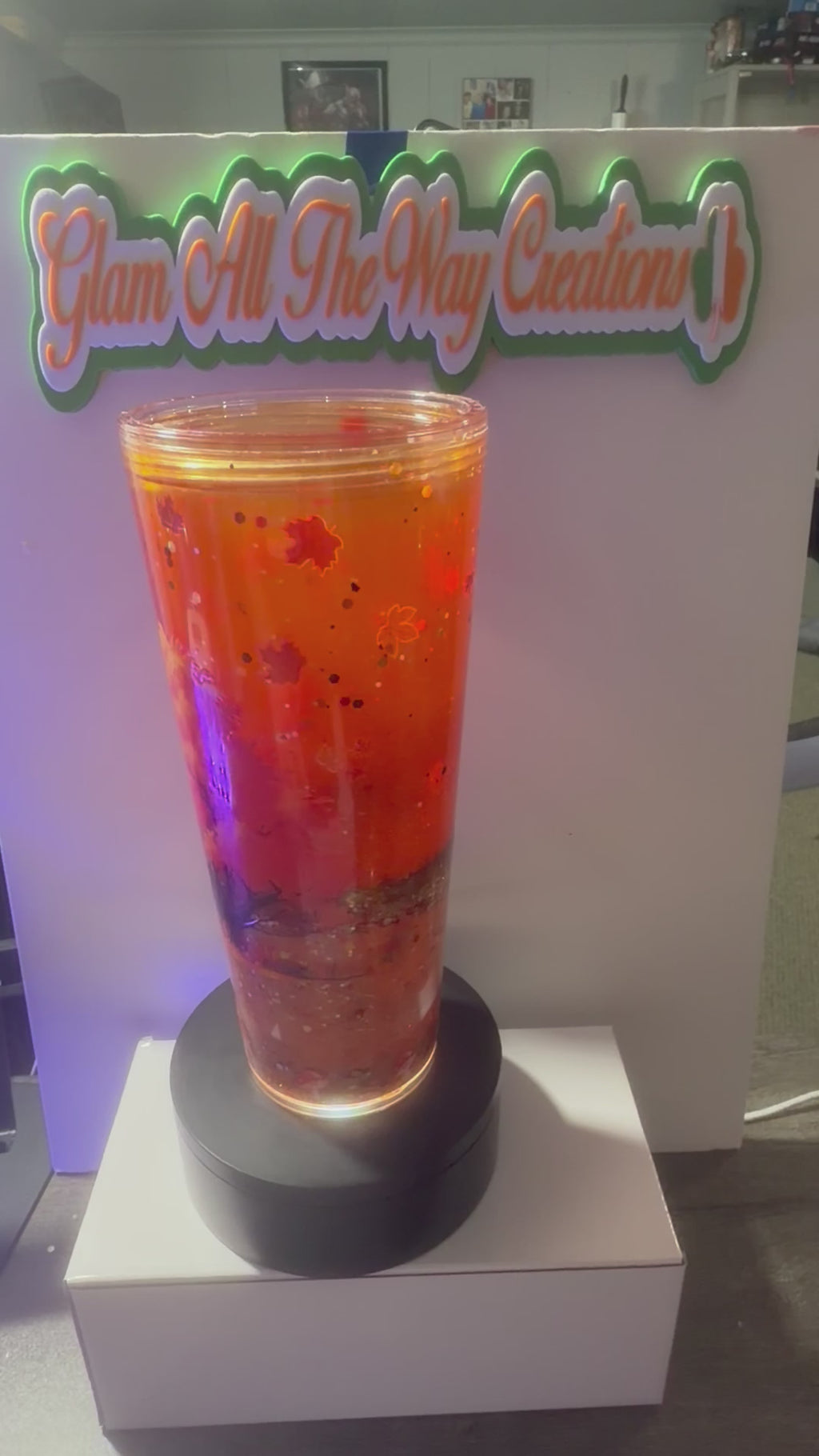24oz TAPERED CUP - AUTUMN DREAMSCAPES CUP - DECO LID