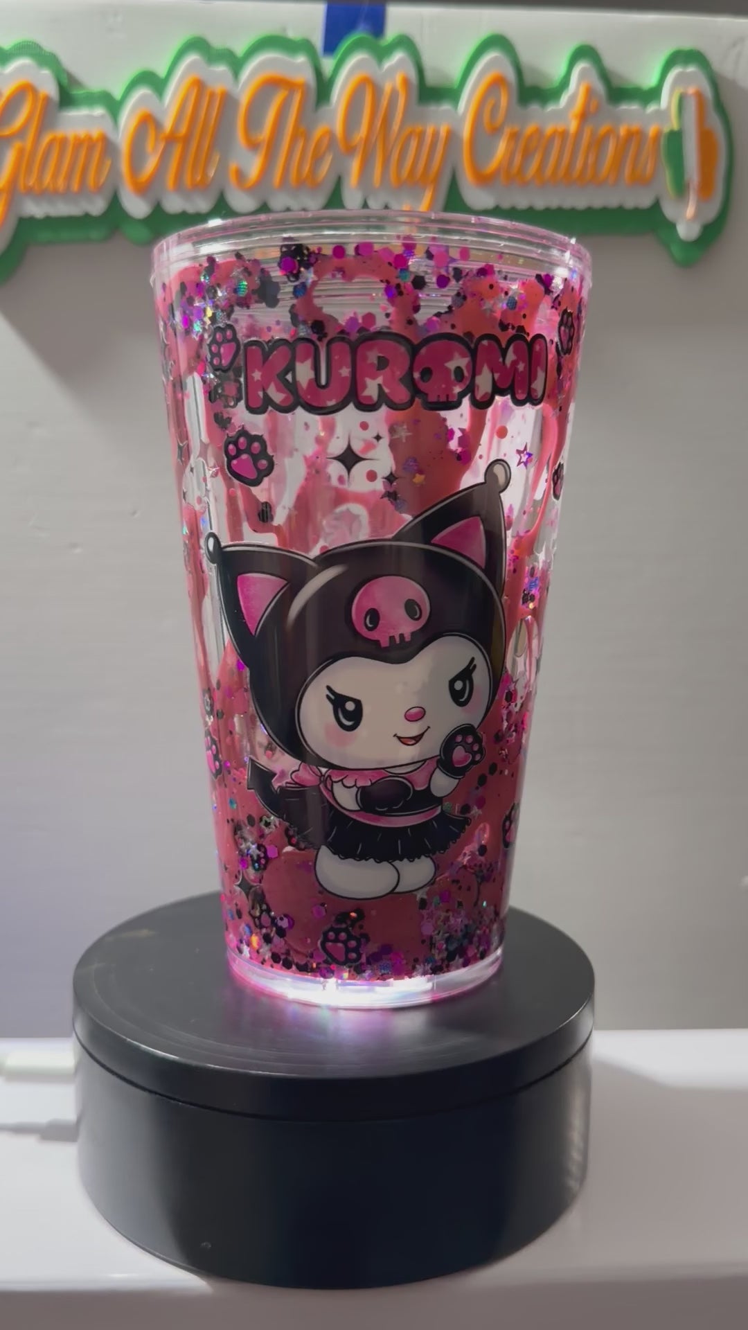 16OZ TAPERED - PINK MY MELODY LAVA - WITH DECO LID