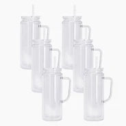 20oz Acrylic libby can Snowglobe with Handle